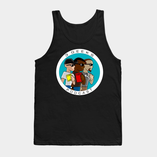 3 geeks Logo Tank Top by 3GeeksPodcast